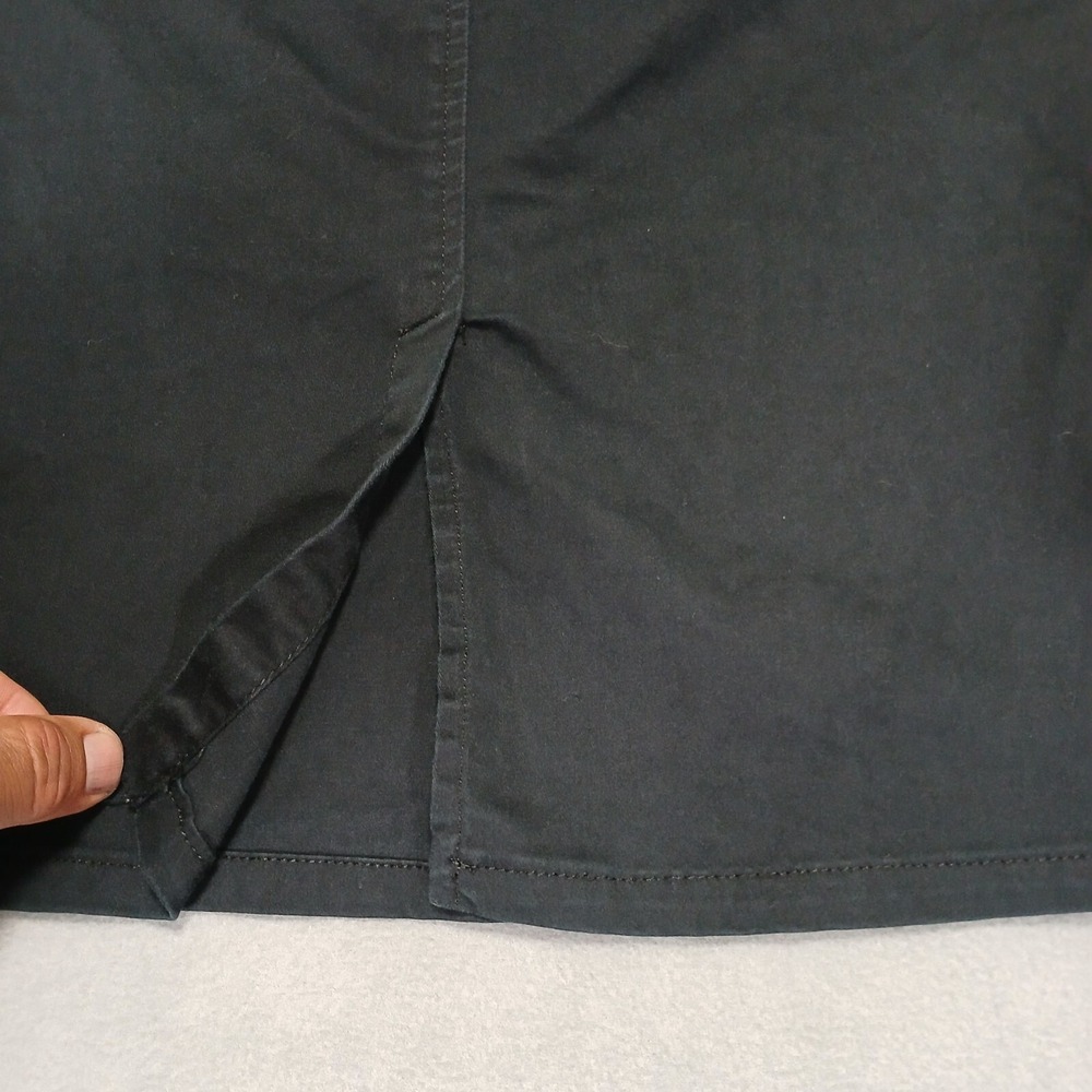 Women's Vintage Dolce&Gabbana Velvet Pencil‎ Black Skirt - Size 28/42 - Picture 7 of 10